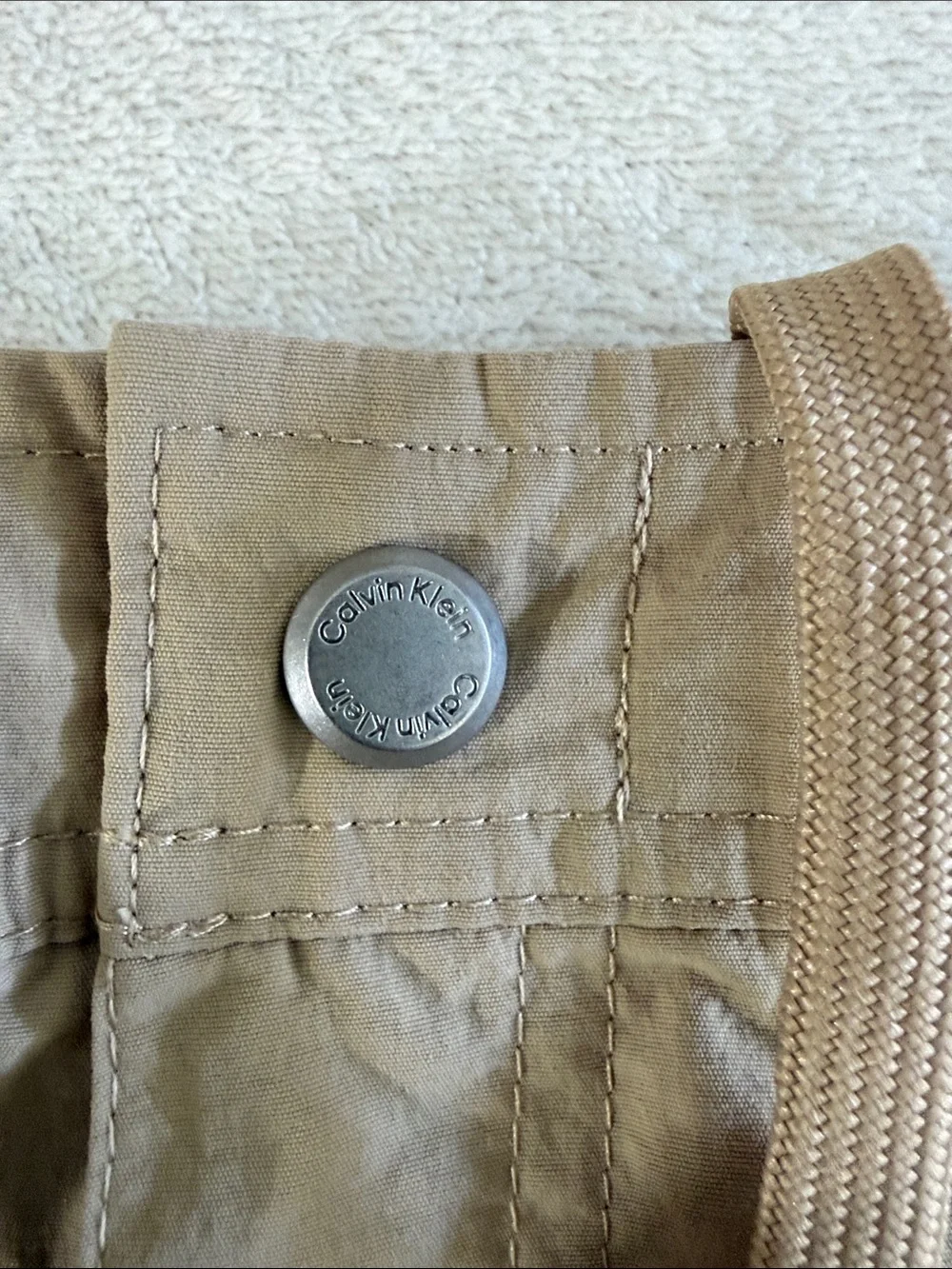 Calvin Klein Men's Tan Swim Trunks
